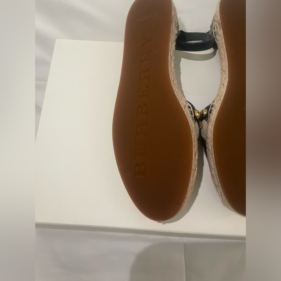 Burberry Studded Espadrille Flats Sandal - Picture 10 of 15